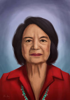 Hispanic Women Portraits: Dolores Huerta