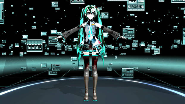 Glitchy Dreamy Theater Miku