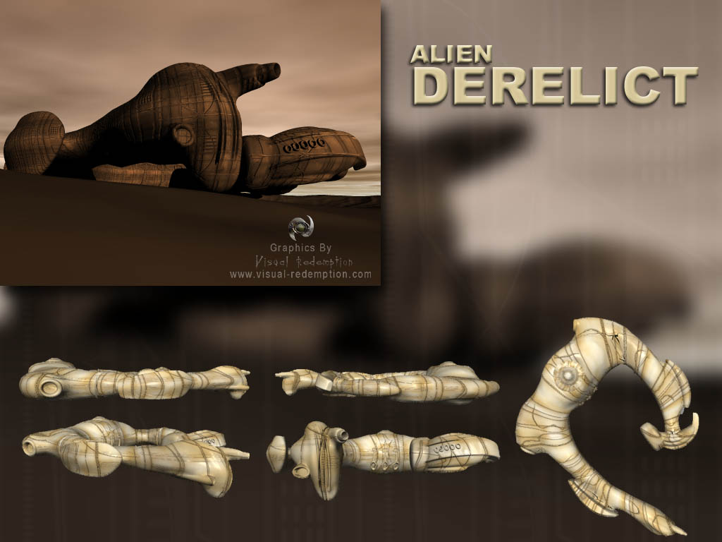 Alien Derelict 3D DXF Model by sicklilmonky on DeviantArt