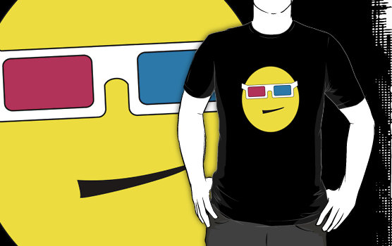 3D Glasses Smiley T