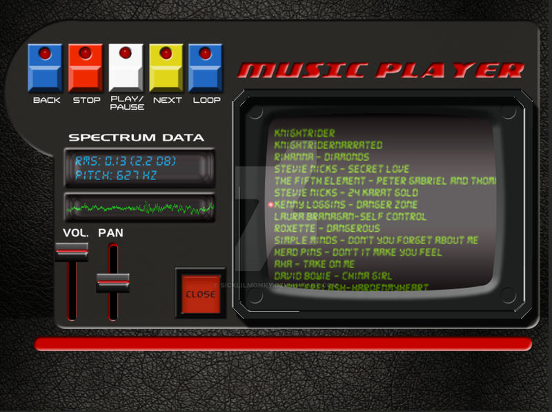 My KITT Dash Software Screen Shot