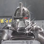 Classic Battlestar Galactica Cylon Painting