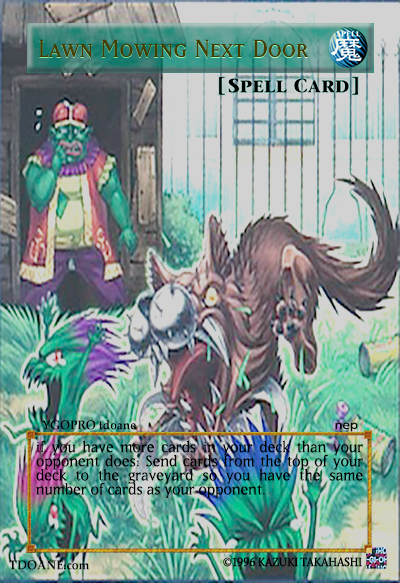yugioh grass is greener deck Yu-Gi-Oh!: The 15 Most Powerful Spell Cards, Ranked The item may be similar but not exactly the same as the image (e.g ygopro that grass looks greener