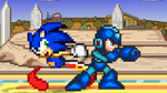 Sonic And Megaman by sonicfan81