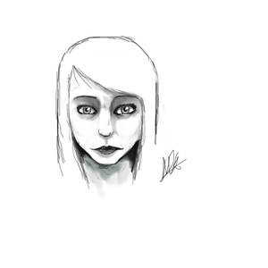 Female Face Sketch