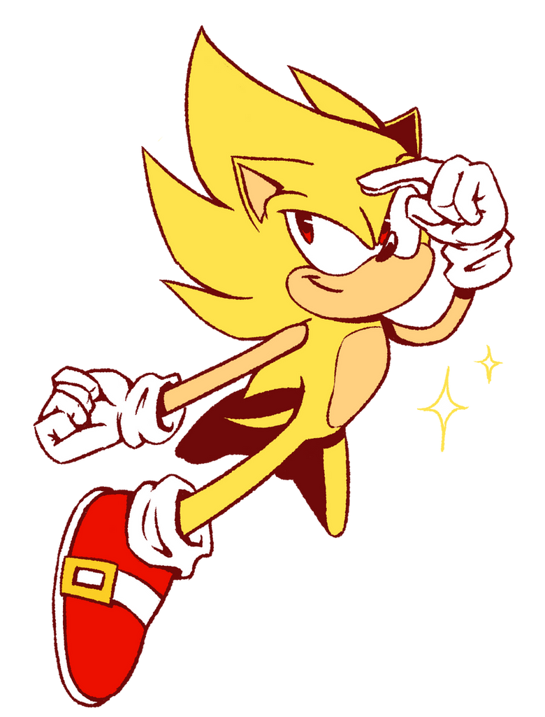 Super Sonic PNG by CoolTeon2000 on DeviantArt