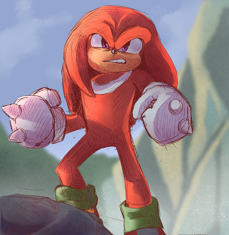 Knuckles the Echidna by CandyCatStuffs on DeviantArt