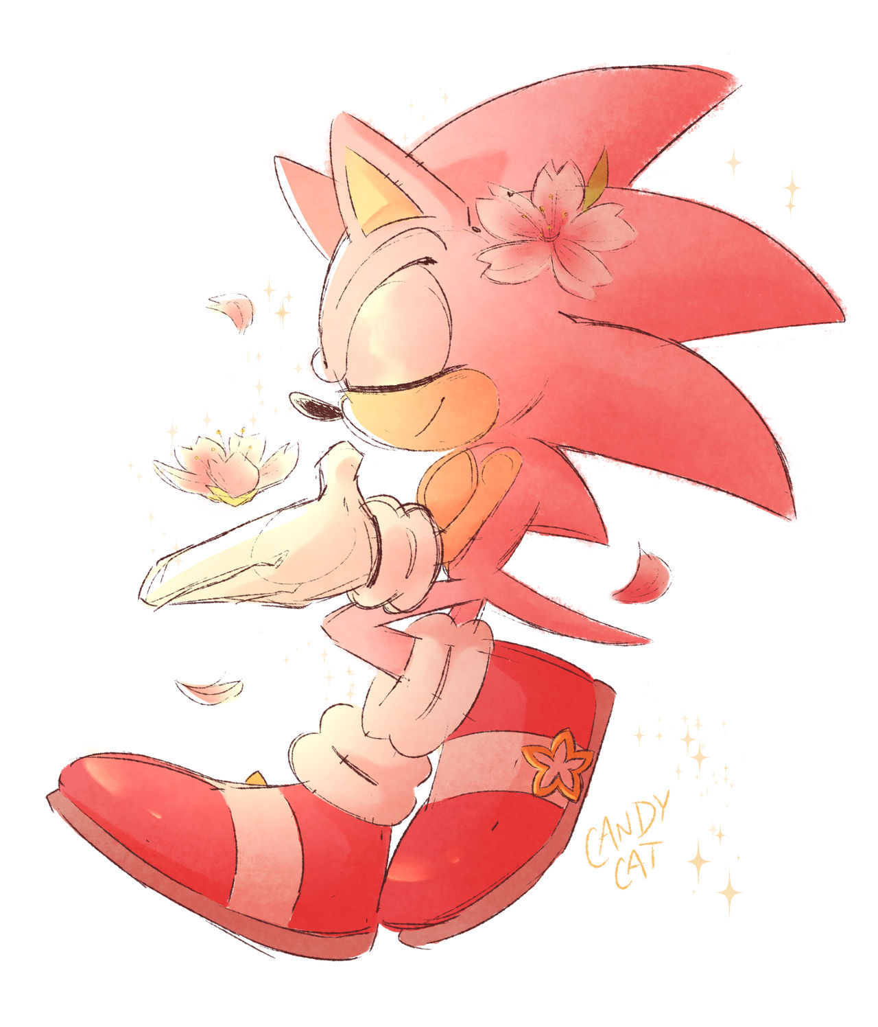 RandomFandom12 on X: Sakura Sonic the hedgehog (A.K.A Pink Sonic) (with  pictures of Sakura Haruno that I made a couple references with) Sakura  Sonic's Theme:   / X