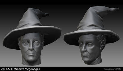 Zbrush : Minerva Mcgonagall