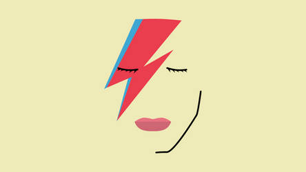 Ziggy Stardust | Minimalist Wallpaper