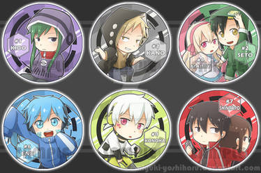 Mekakucity Actors Badges