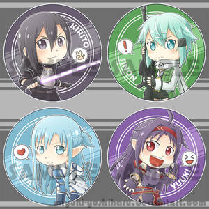 Sword Art Online II Badges