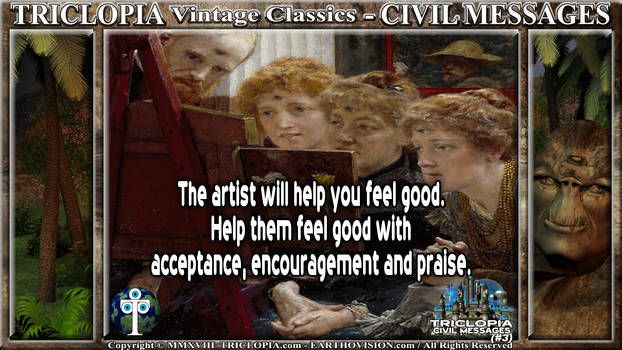 Triclopia Civil Messages (#3 - Tadema Alma)