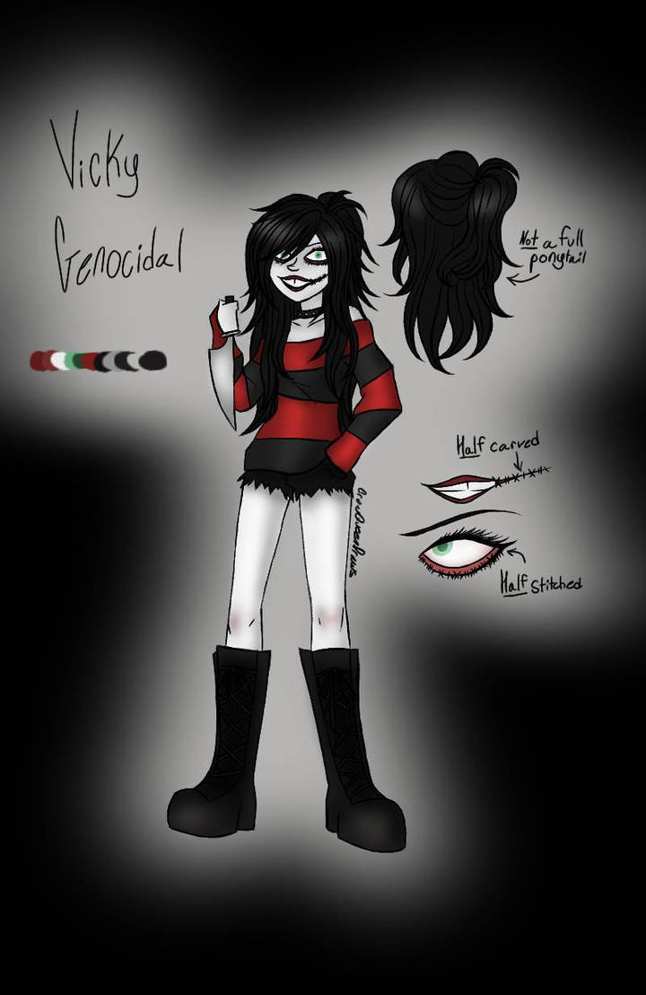 Vicky's official ref by CrowQueenWrites on DeviantArt