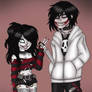 Jeff the Killer and Vicky Genocidal 