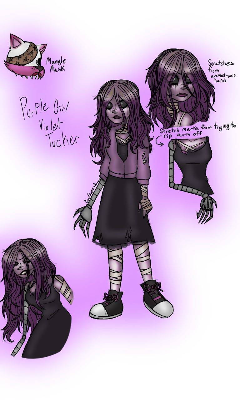 Violet F Violet (FNAF) by CrowQueenWrites on DeviantArt