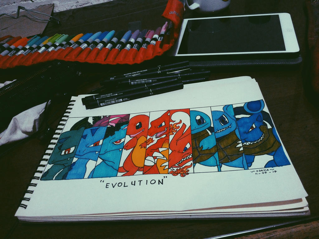 Evolution by RockyOsaka26 on DeviantArt