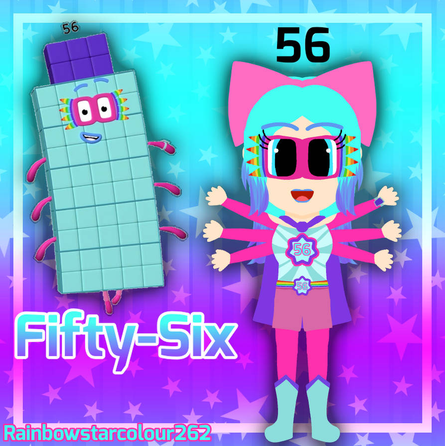 Numberblock Fifty Six Humanized By DaisySevilleDreams12 On DeviantArt numberblock-fifty-six-humanized-by-daisysevilledreams12-on-deviantart