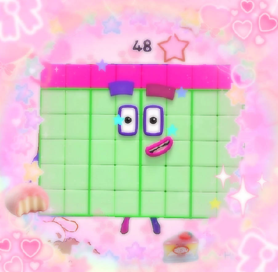 Cutecore Numberblock 48 PFP by DaisySevilleDreams12 on DeviantArt