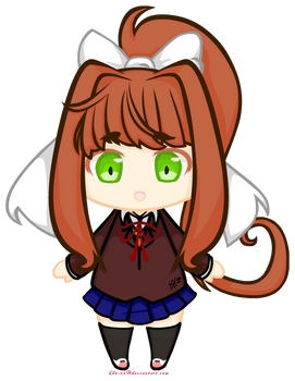 Just Monika Chibi [[ DDLC ]] ( Full Body )