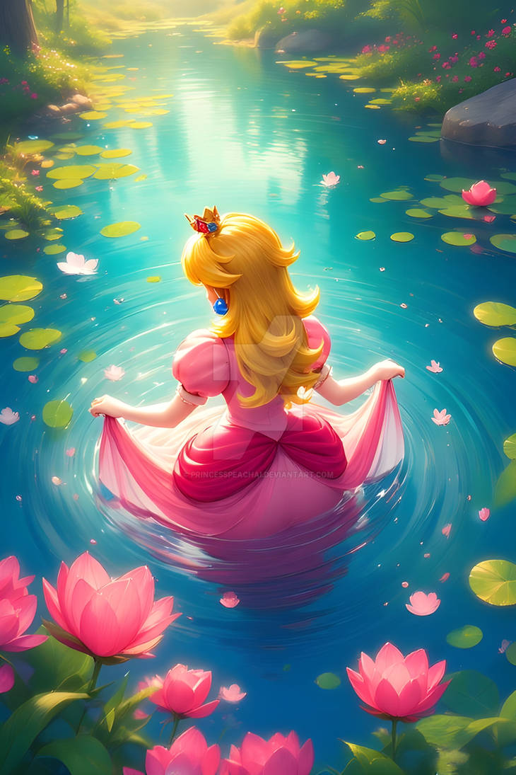 Elegant Princess Peach Art by PrincessPeachAI on DeviantArt