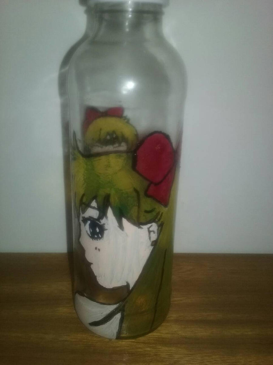 sailor venus on bottle