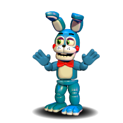 I've just find out in a fnaf discord server that Toy Bunny appears without  his guitar in Fnaf 2 for mobile. I checked out the wiki for a clearer photo  but it