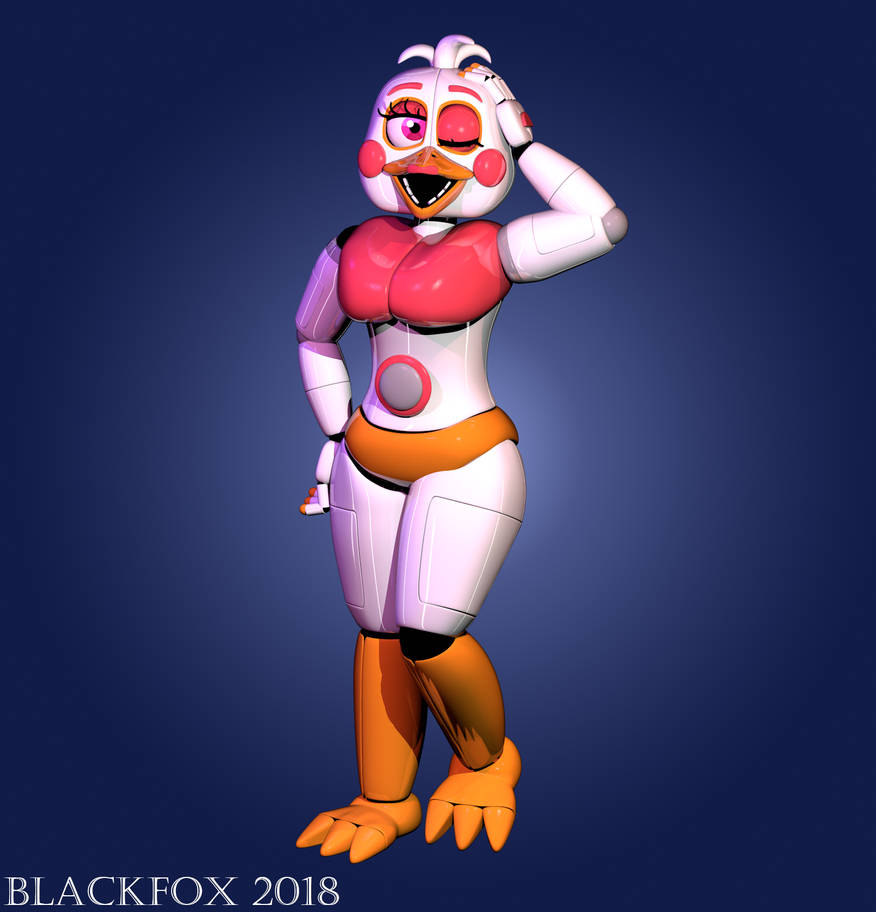 Blacklight UCN Funtime Chica - Download Free 3D model by Cade