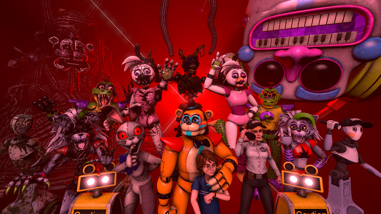 Upstaged (FNAF Security Breach) by MacRelish on DeviantArt