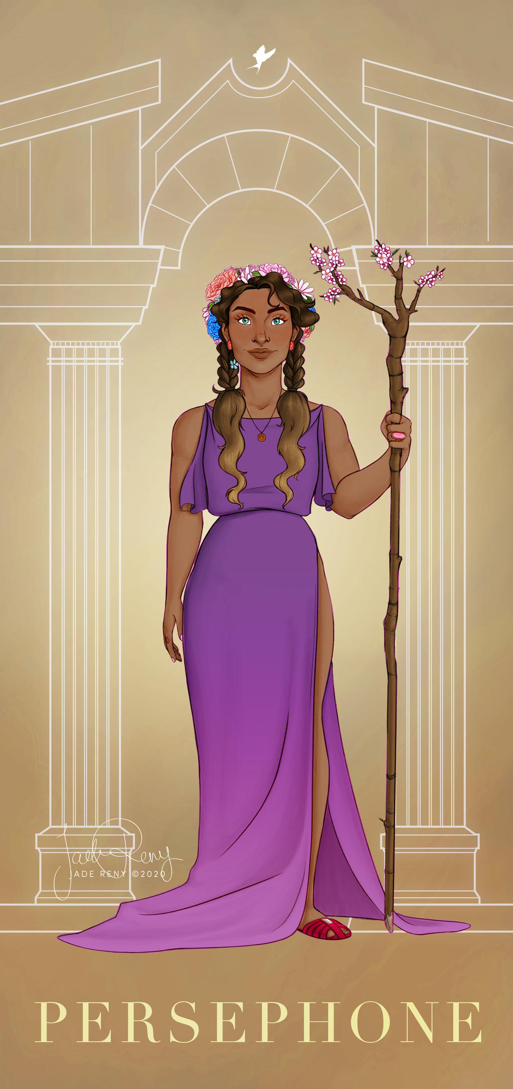 Spring Folklore Persephone Goddess Of Spring Costume | PFEH