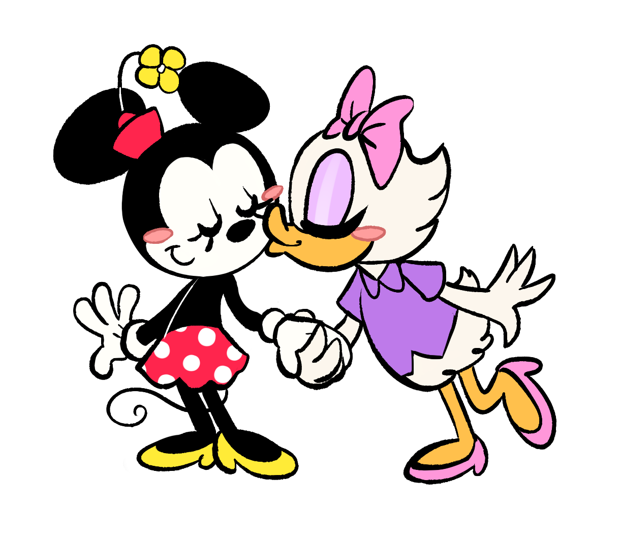 Daisy x Minnie by PukoPop on DeviantArt Daisy x Minnie by PukoPop on DeviantArt
