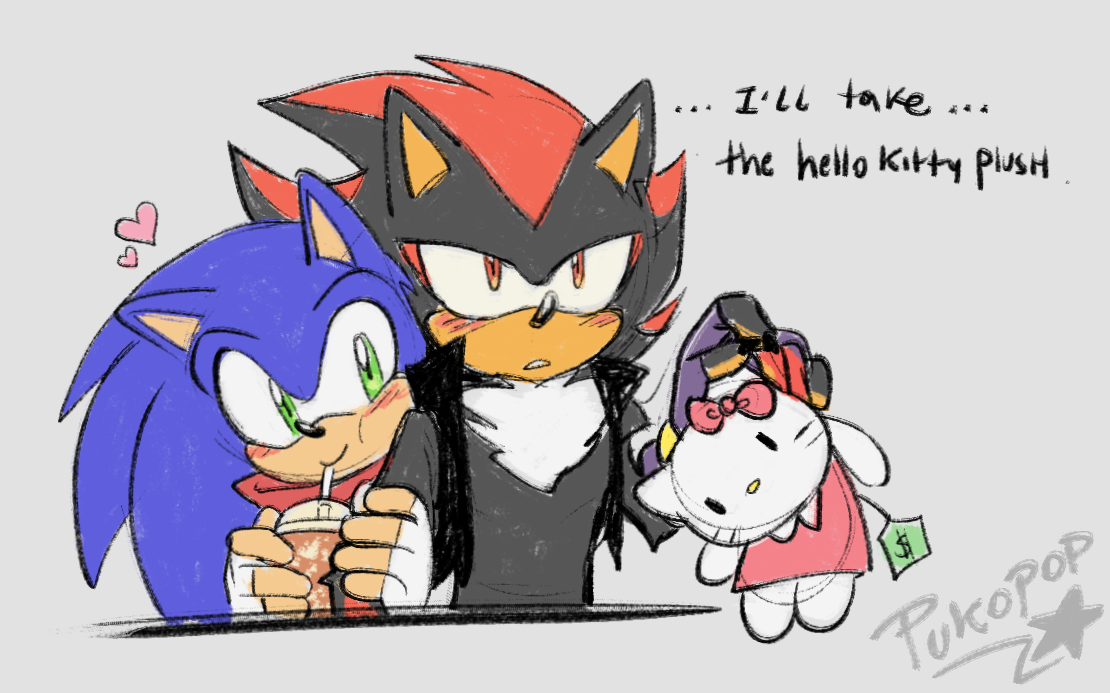 Sooooooo cute!!!!!^.^ don't ship sonadow but it really cute