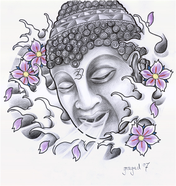 Buddha , tattoo design by graynd on DeviantArt Buddha , tattoo design by graynd on DeviantArt