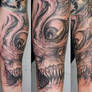 custom monster on forearm