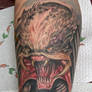 predator tattoo done
