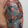 samurai tattoo WIP2