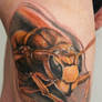 hornet tattoo wip