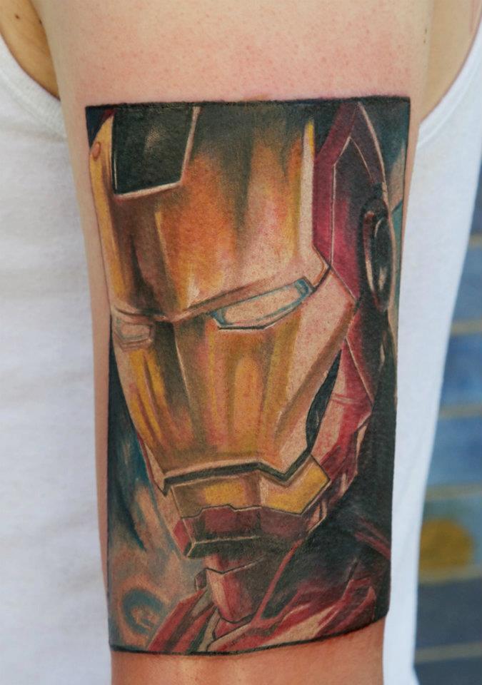 Iron man tattoo