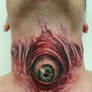 an eyeball tattoo