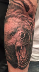 a bear tattoo