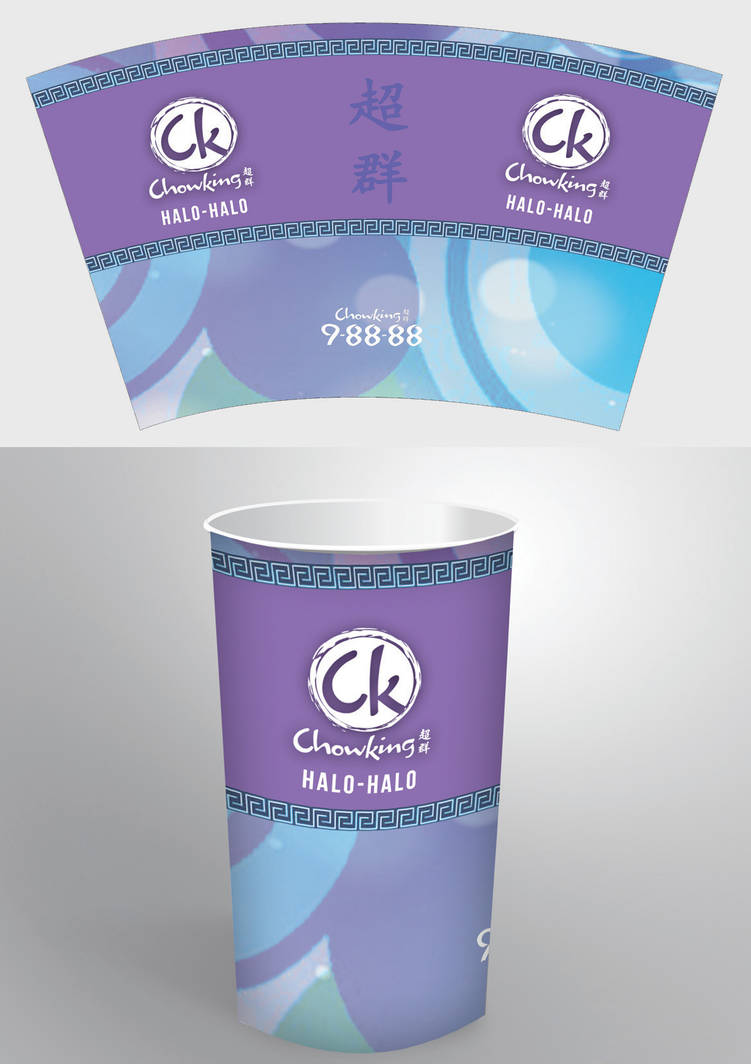 Chowking Halo-Halo Packaging Flat + Mock Up 1 by lanceleland11 on ...