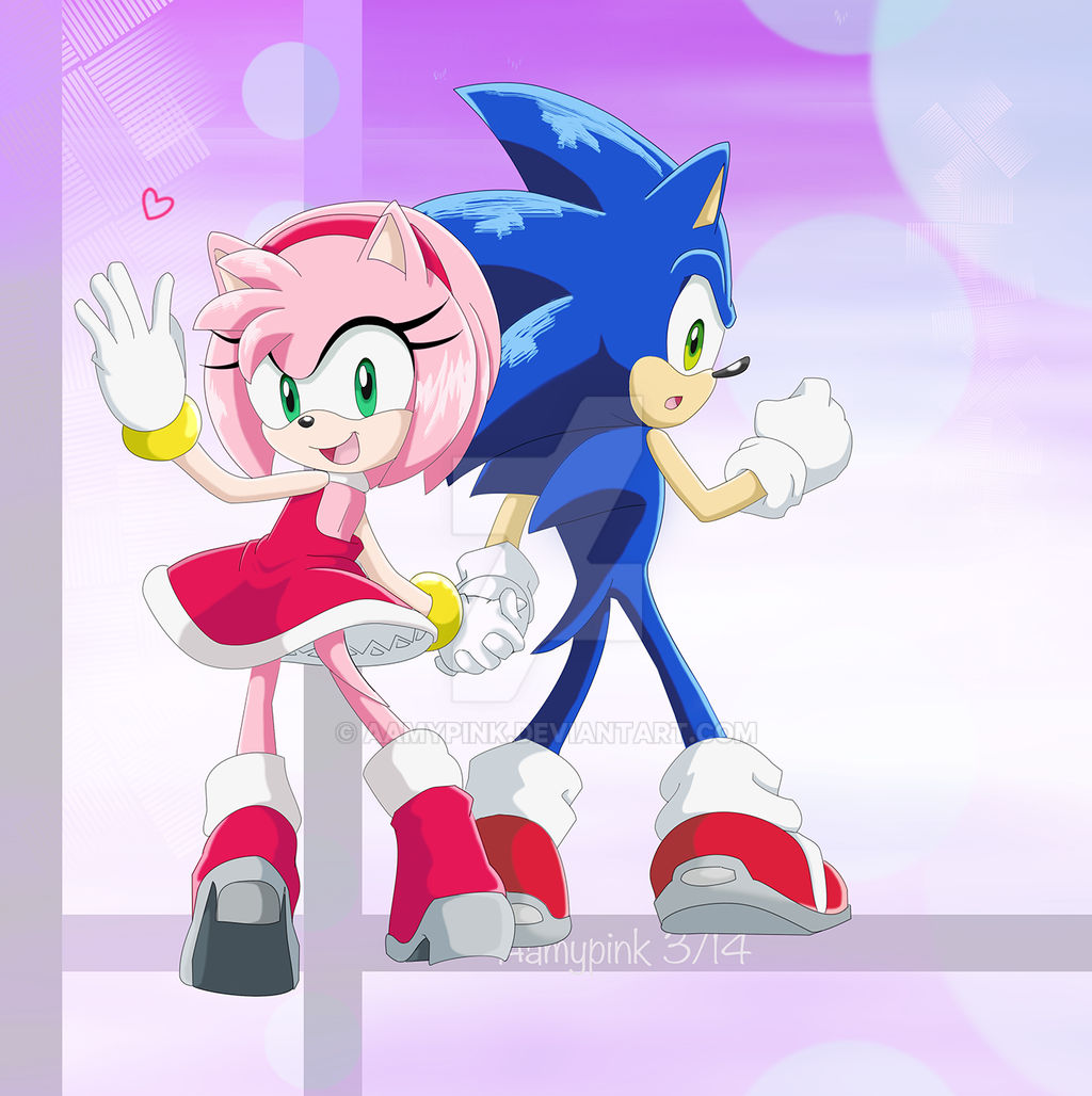 Sonic and Rosy ~SonAmy~ Finished! by SonicFanJ on DeviantArt