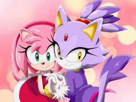 Cover 1: Amy and Blaze