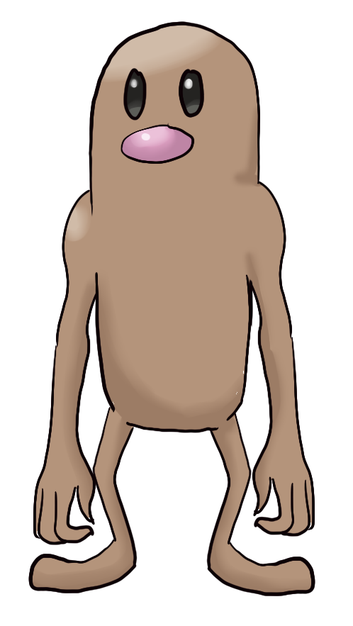 Diglett by ThunderLordess on DeviantArt