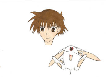 Mokona and Syaoran