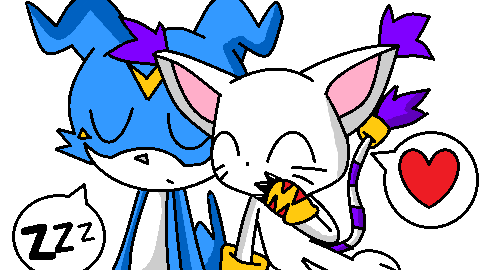 Veemon and Gatomon