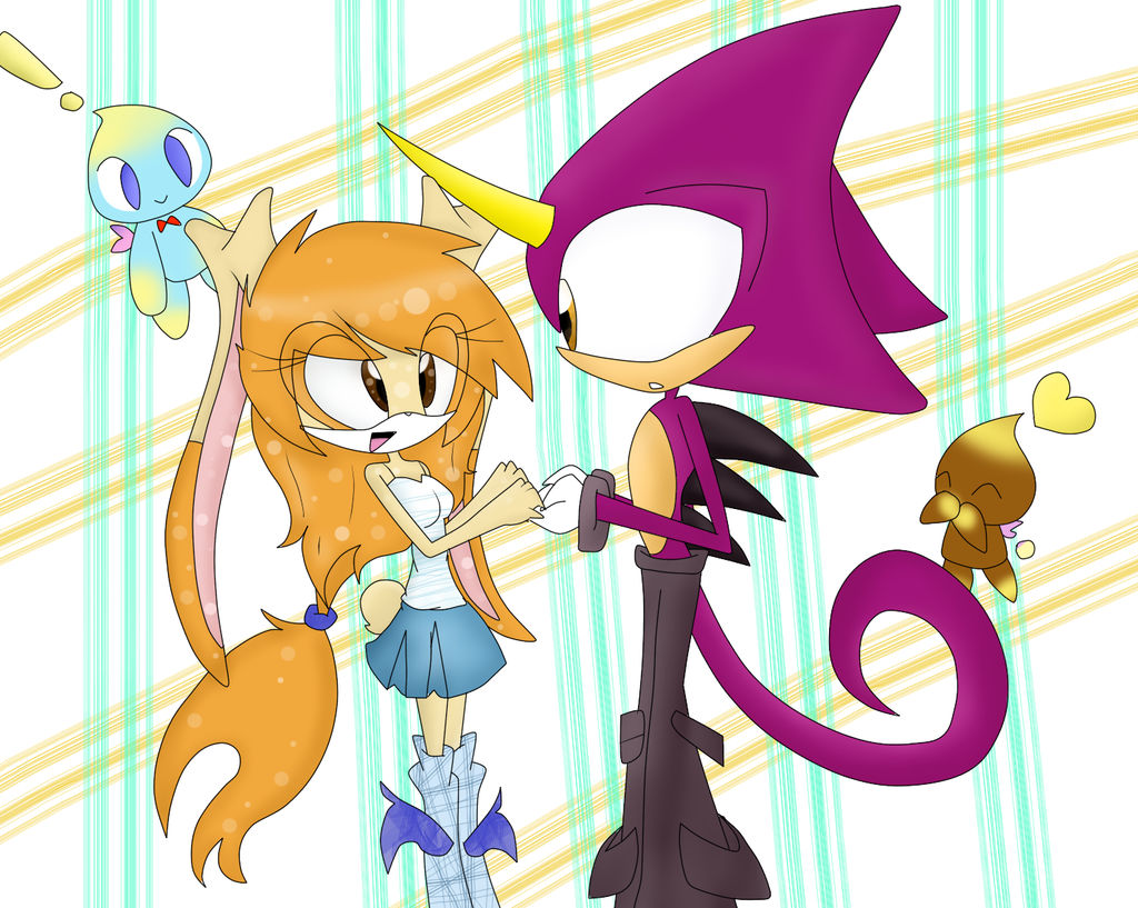 Espio x Cream .Play with me Mr. Espio!.