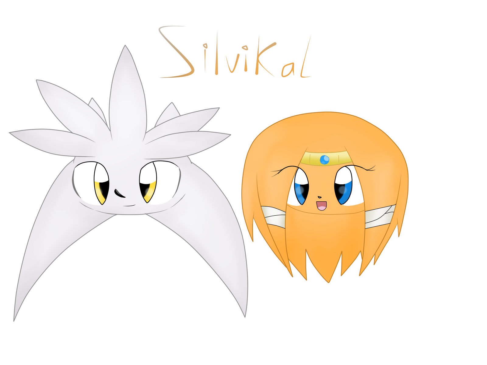 Silver X Tikal .Chibi Face.