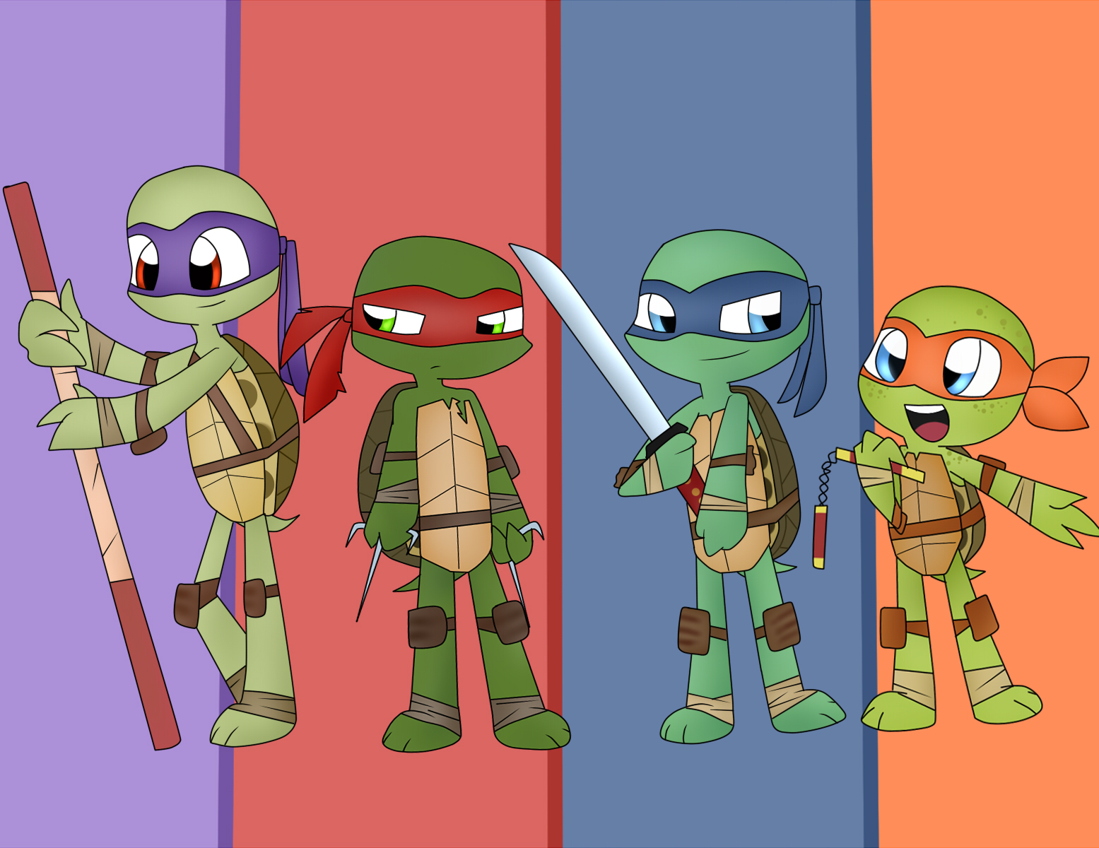 TMNT 2012 .My First Drawing.