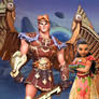 Moana x Hercules Disney Mirrorverse Ship Card